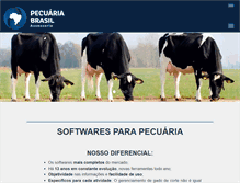 Tablet Screenshot of pecuariabrasilassessoria.com.br